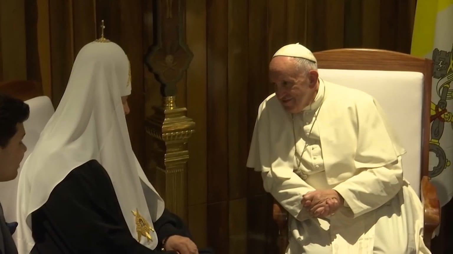 Francesco e Kirill all'Avana, 2016