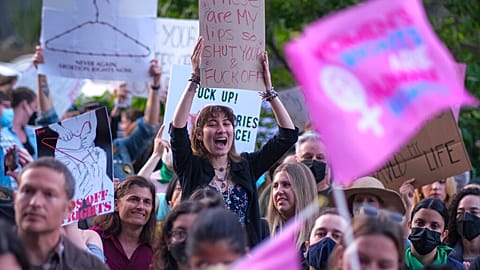 ABD'de kürtaj hakkını savunan bnlerce protestocu eylem yaptı
