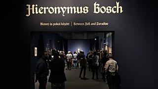 A Bosch-kiállítás bejárata / Szépművészeti Múzeum, Budapest