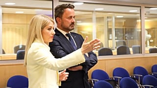 Η Αννίτα Δημητρίου με τον Ξεβιέ Μπετέλ