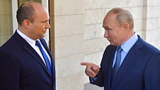  İsrail Başbakanı Naftali Bennett ve Rusya Devlet Başkanı Vladimir Putin