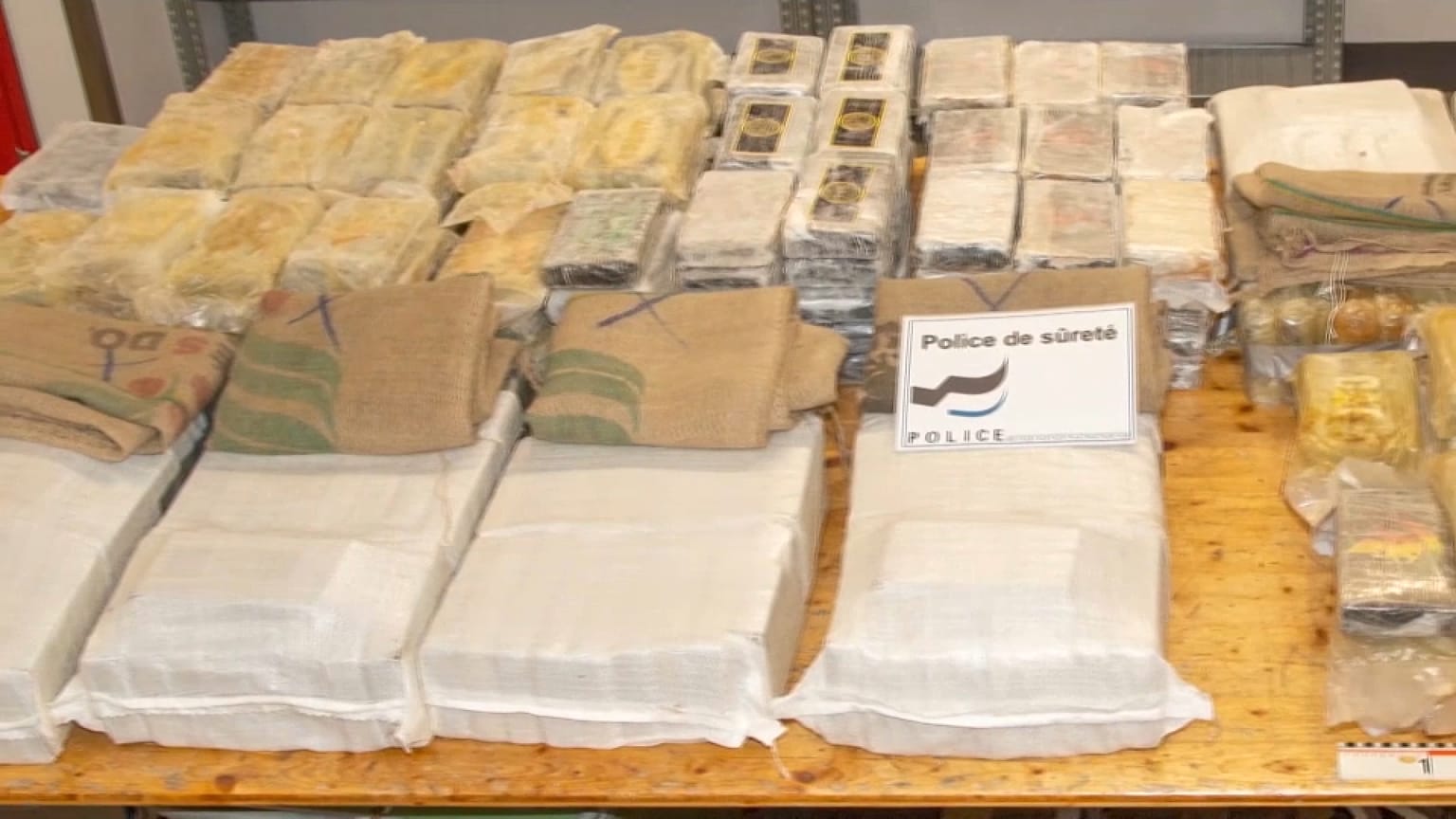 Cocaína apreendida em fábrica da Nespresso