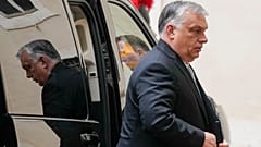 Le Premier ministre hongrois Viktor Orban lors d'un déplacement au Vatican jeudi 21 avril 2022.