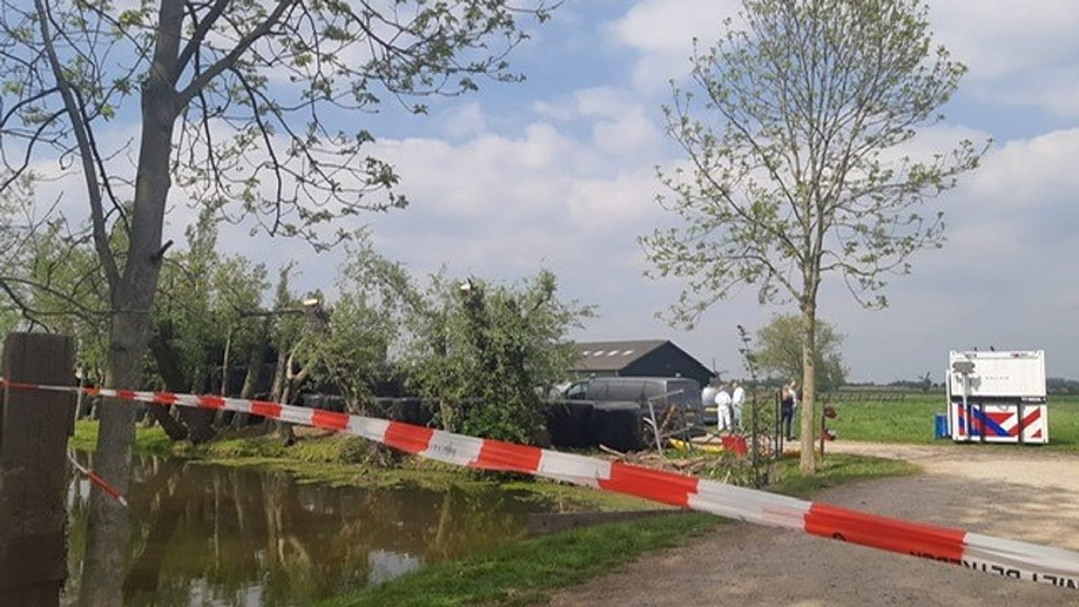 The shooting incident occurred near the city of Rotterdam on Friday.