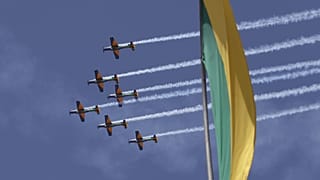 Exibição da Esquadrilha da Fumaça no Dia da Independência, 2016
