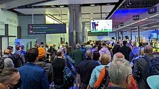 Dublin airport has been the scene of long queues and flight cancellations over the last week.