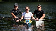 Jovens ucranianos fazem da canoagem terapia contra a guerra, em Ponte de Lima