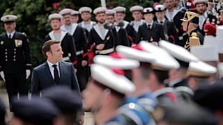 Macron'un ikinci dönem görevi için tören düzenlendi