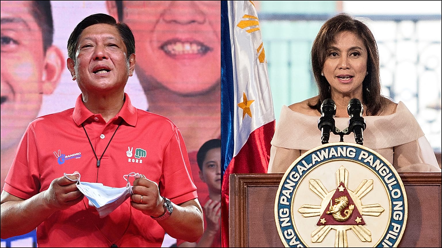 Ferdinand Marcos Jr - Leni Robredo