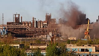Mariupol şehrindeki Azovstal demir ve çelik tesisleri