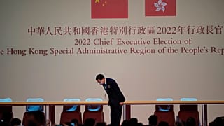 John Lee, désigné chef de l'exécutif de Hong Kong, le 8 mai 2022