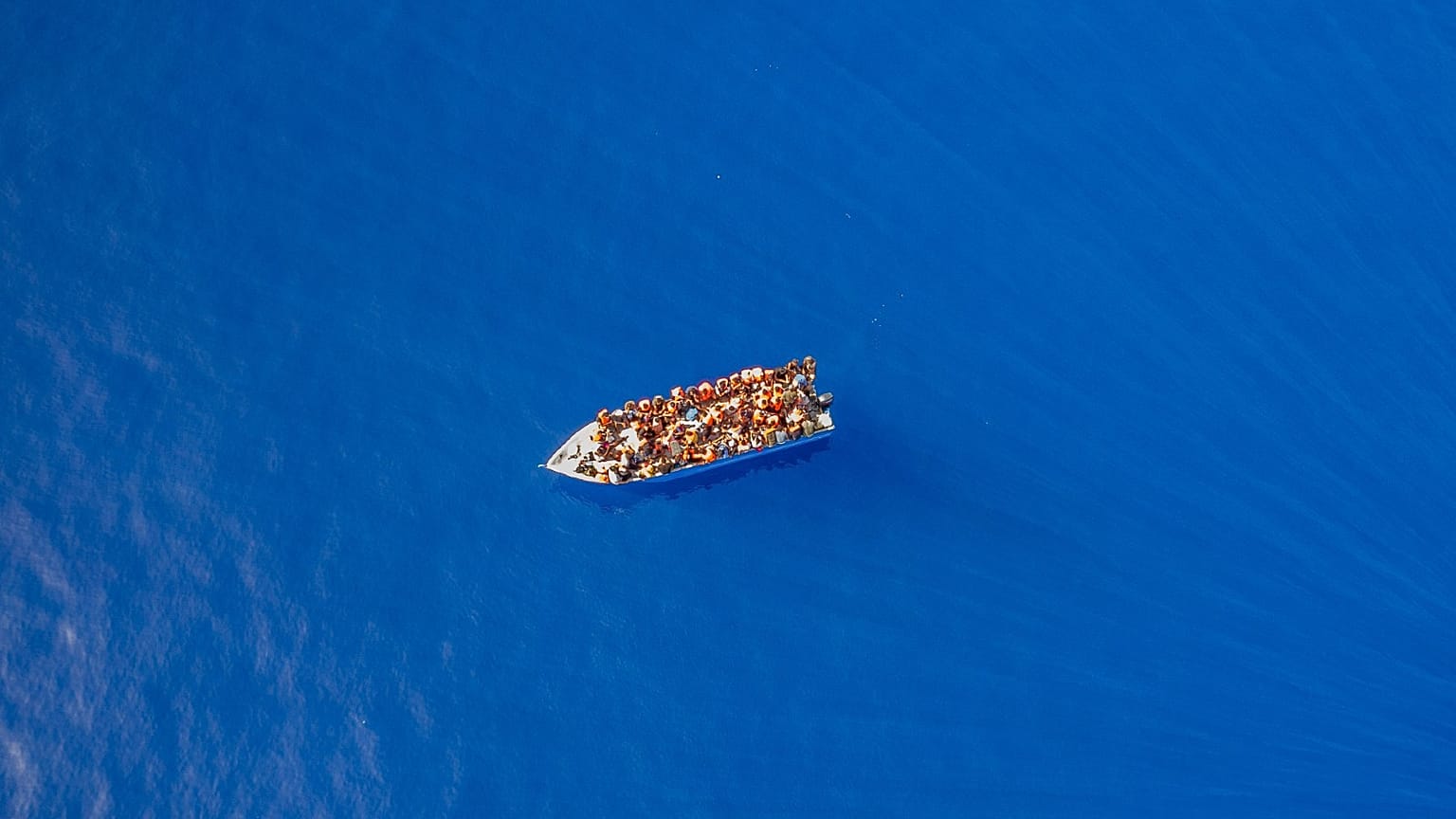 Migrantes no Mediterrâneo