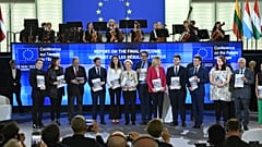 Schlußveranstaltung der Konferenz über die Zukunft Europas im Europäischen Parlament in Straßburg.