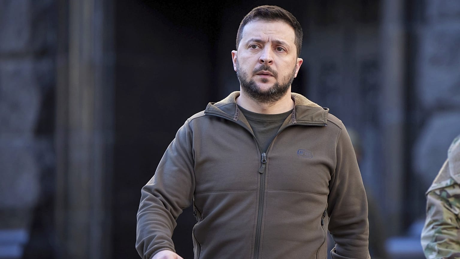 Archív fotó az ukrán elnökről
