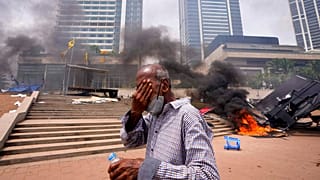 Protestas antigubernamentales en Colombo
