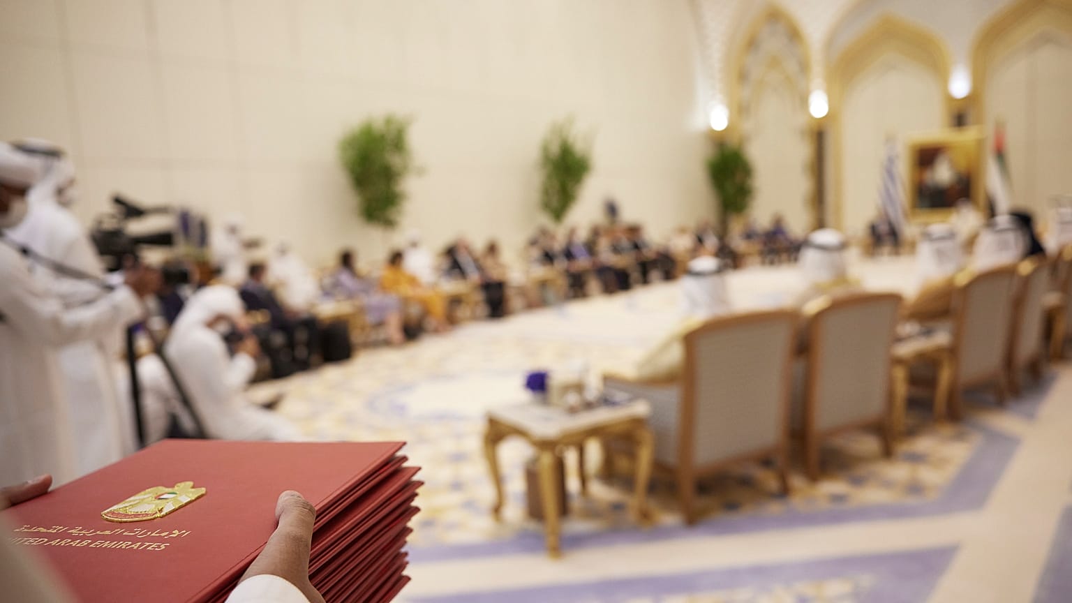 Από την επίσκεψη του Έλληνα πρωθυπουργού στο Άμπο�� Ντάμπι