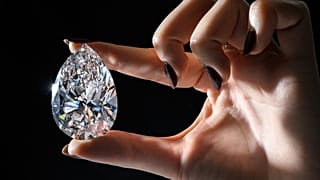 A white diamond, dubbed 'The Rock', could fetch up to $30 million or more at a Christie's auction