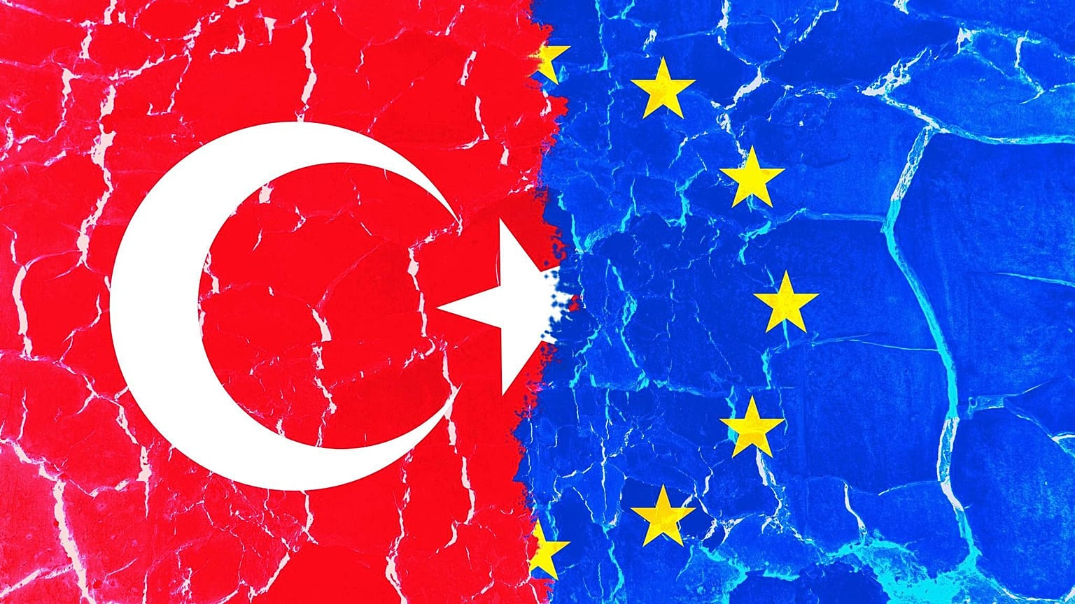 Türkiye ve AB bayrakları
