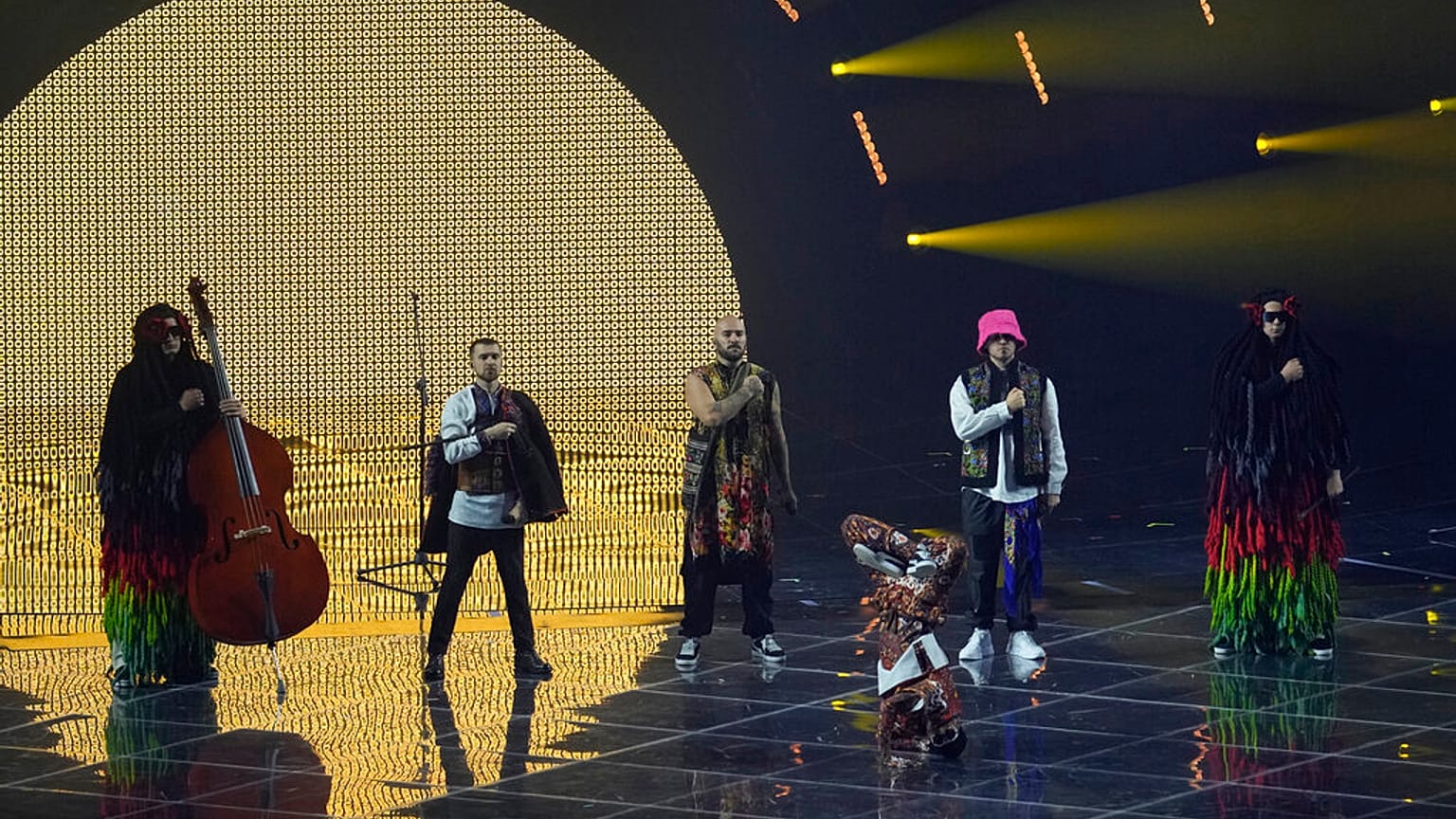 Ensayo de Kalush Orchestra en Eurovisión 2022