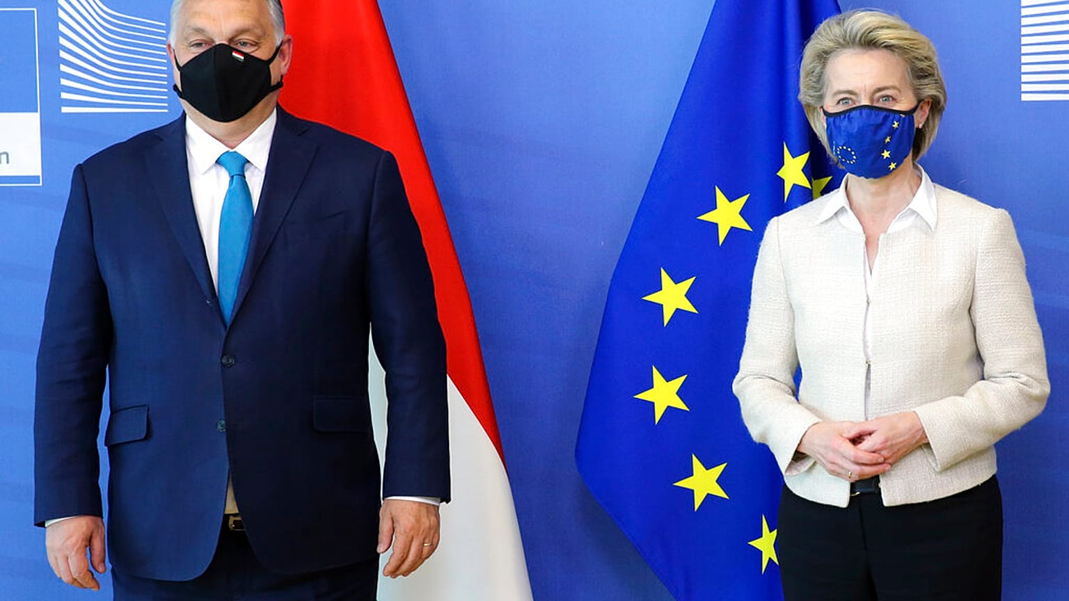 Von der Leyen és Orbán legutóbbi brüsszeli találkozója