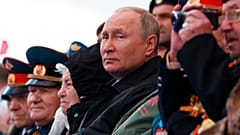 Russlands Präsident Wladimir Putin am Tag des Sieges, dem 9.5.2022, in Moskau 