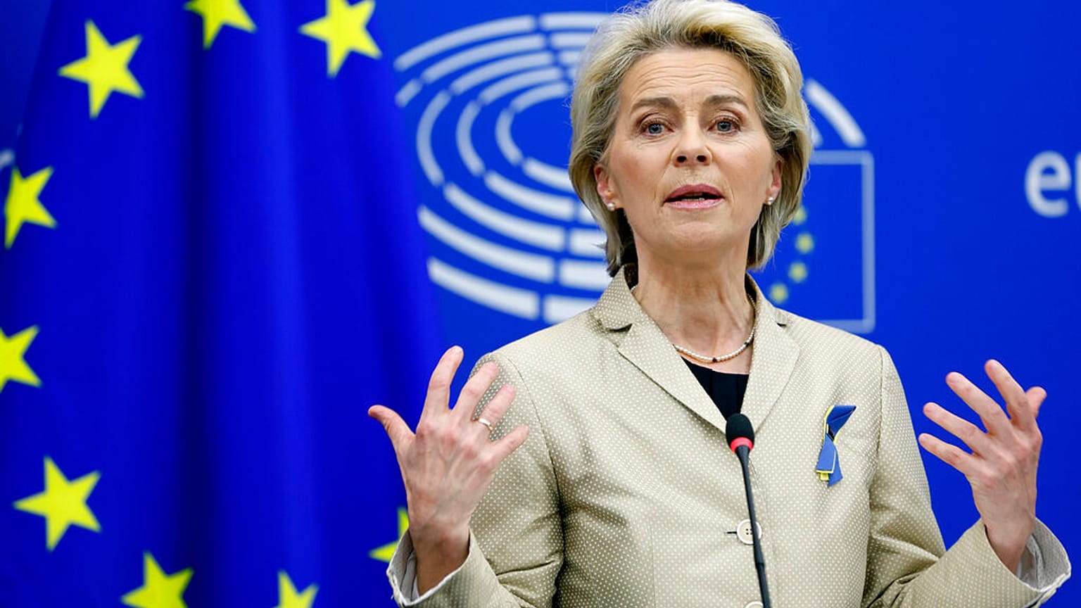 La présidente de la Commission européenne Ursula von der Leyen