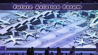 منتدى طيران المستقبل في العاصمة السعودية الرياض، 9 مايو 2022.