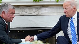من لقاء سابق بين بايدن والعاهل الأردني في 2021