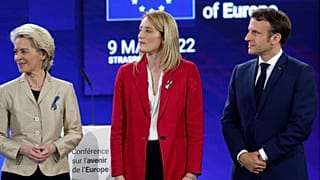 Представители руководства ЕС на Конференции о будущем Европы, 9 мая 2022 г. 