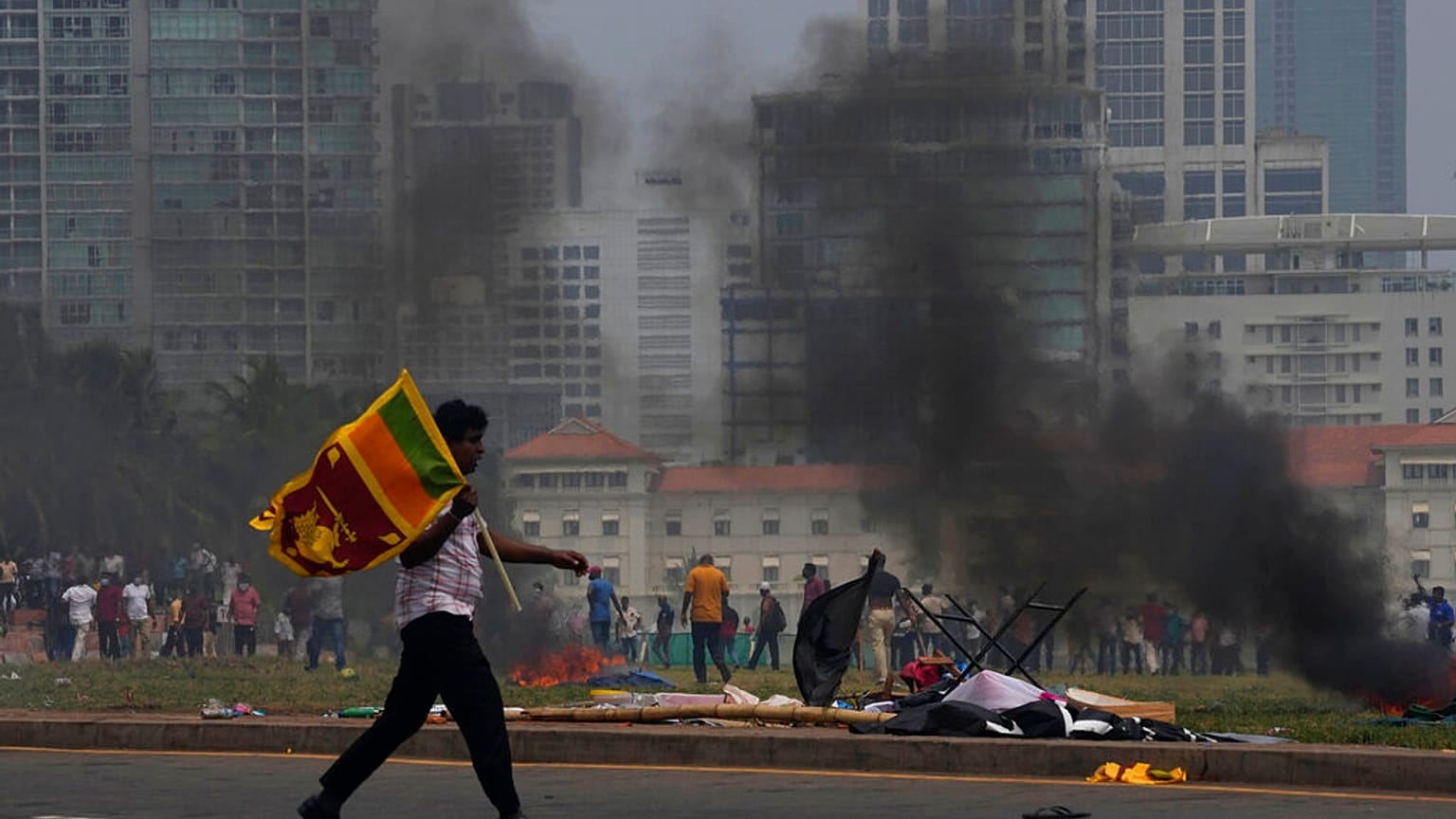 Sri Lanka'da hükümet karşıtı protesto eylemleri sürüyor