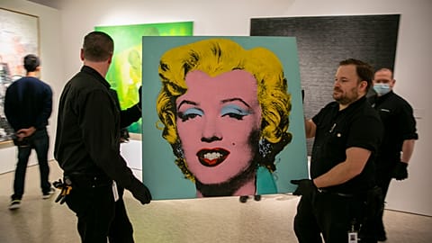 The Andy Warhol painting has become the most expensive 20th-century artwork ever to sell at auction 