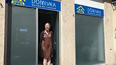 Victoria Didenko, responsable de la "Maison de l'Ukraine"
