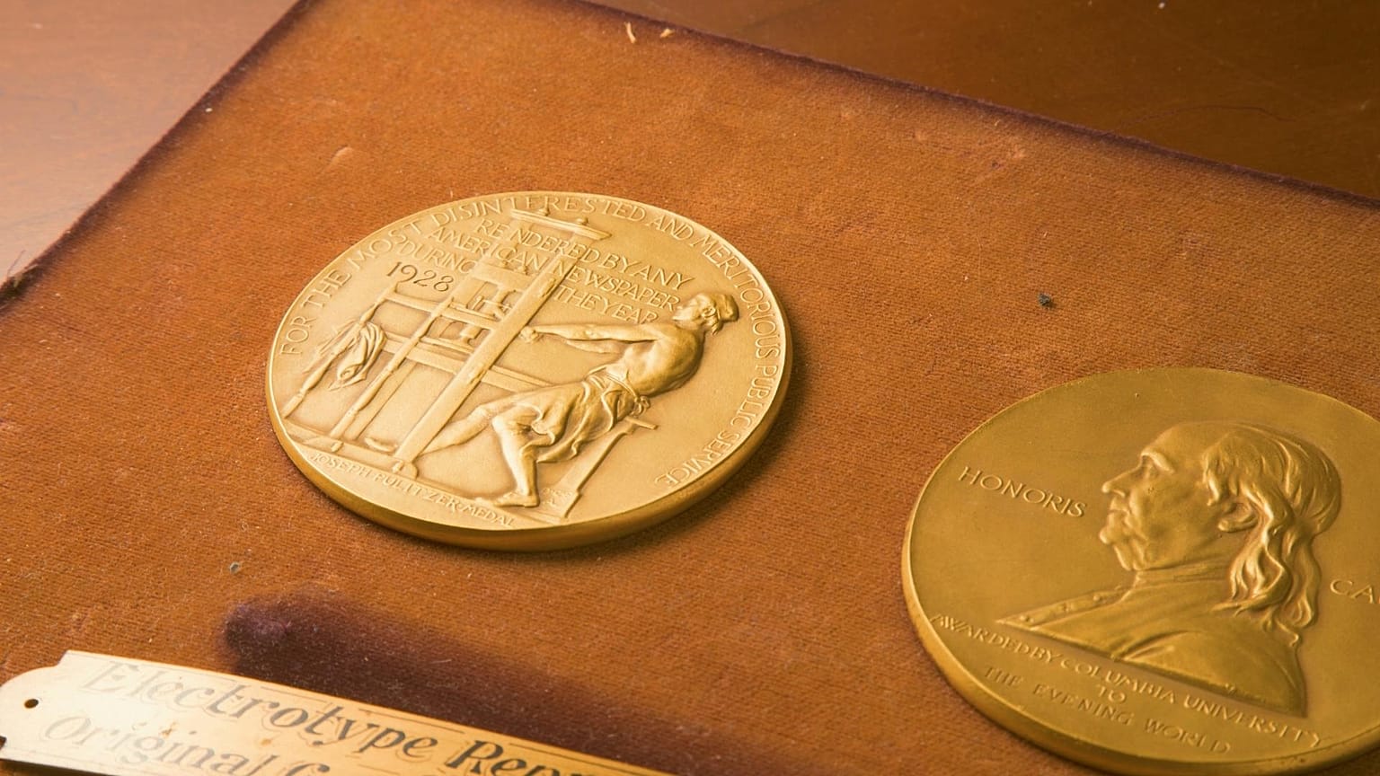 The Pulitzer medal