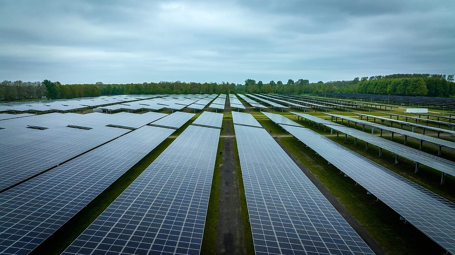 The largest solar car park in the world has opened at Lowlands Festival in the Netherlands