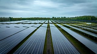 The largest solar car park in the world has opened at Lowlands Festival in the Netherlands