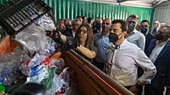 Ο υπουργός Περιβάλλοντος και Ενέργειας Κώστας Σκρέκας στην Τήλο για το πρόγραμμα ανακύκλωσης