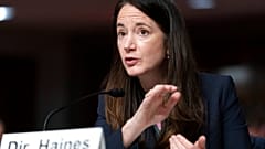 US-Geheimdienstkoordinatorin Avril Haines bei einer Anhörung des Senats in Washington