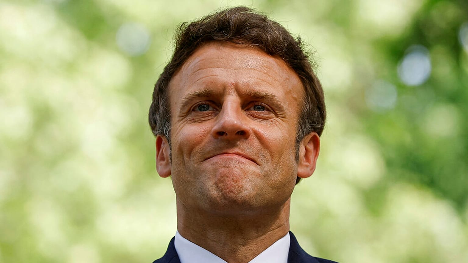 Emmanuel Macron à Paris le 10 mai 2022