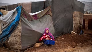 اردوگاه پناهجویان سوری در شمال ادلیب نوامبر ۲۰۲۱