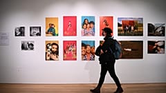 Visitors at the Queer Britain museum that opened the 5th og May in King's cross, London.