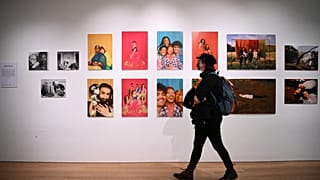 Visitors at the Queer Britain museum that opened the 5th og May in King's cross, London.