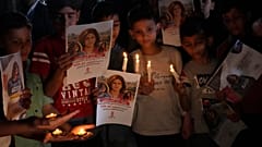 Trauer um Shireen Abu Akleh in Gaza-Stadt