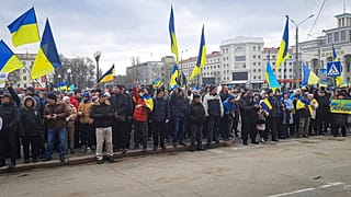 Χερσώνα, διαδήλωση κατά της ρωσικής κατοχής