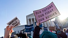 Manifestantes frente al Tribunal Supremo de Estados Unidos. (Archivo).