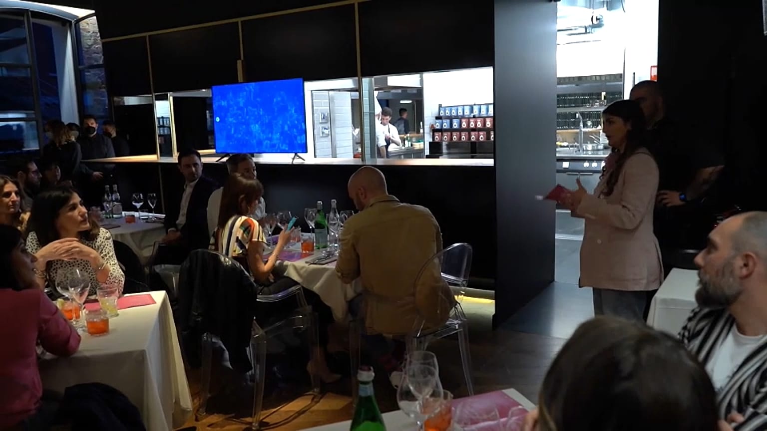 Cena benéfica en el 'Ristorante Europa' de Turín