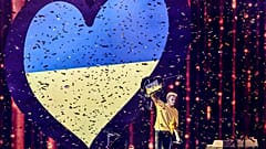 Manifestação de apoio à Ucrânia no Festival da Eurovisão da Canção