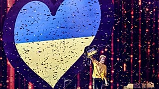 Manifestação de apoio à Ucrânia no Festival da Eurovisão da Canção
