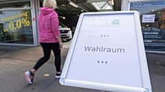 Wahlraum in Lemgo (Aufnahme vom 26. September 21)