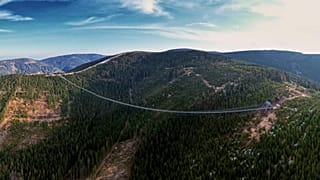 This is the world's longest suspended pedestrian bridge