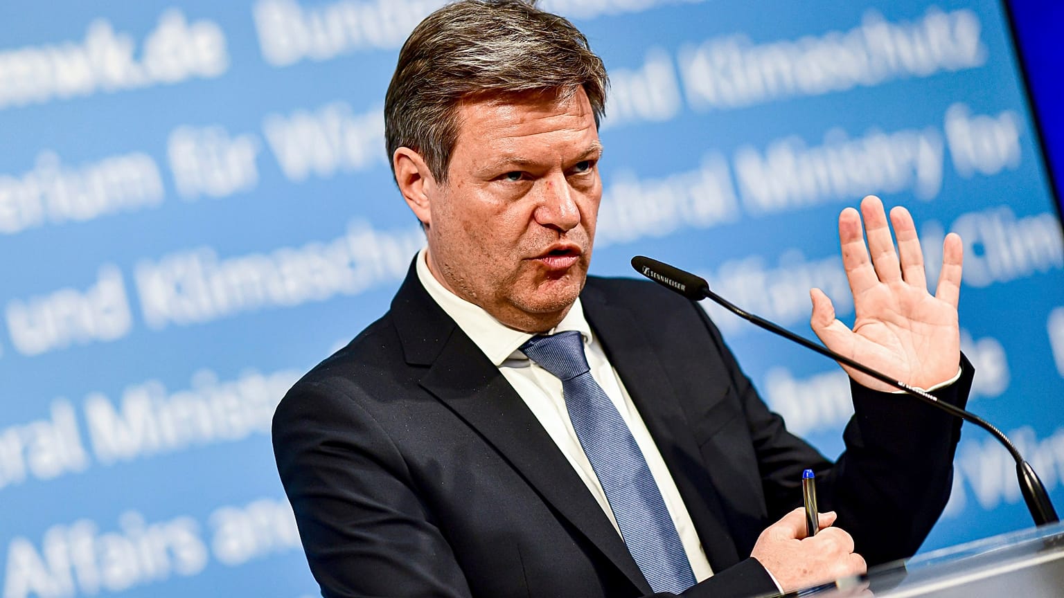  Robert Habeck, deutscher Minister für Wirtschaft und Klimaschutz